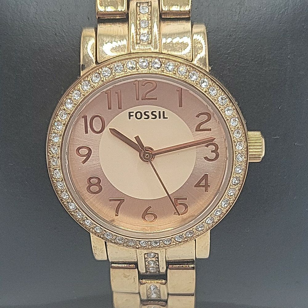 Fossil Shae BQ1430 Women's Rose Gold Stainless Steel Analog Quartz Watch BC281